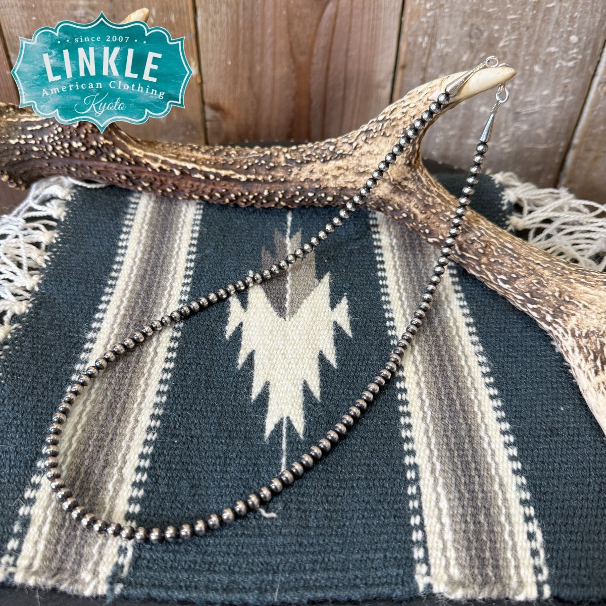 Rakuten - Ericka Nicolas Begay(エリッカ ニコラス ビゲイ)ナバホ パール ネックレス 5mm 60cm【NAVAJO インディアンジュエリー シルバー アクセサリー】