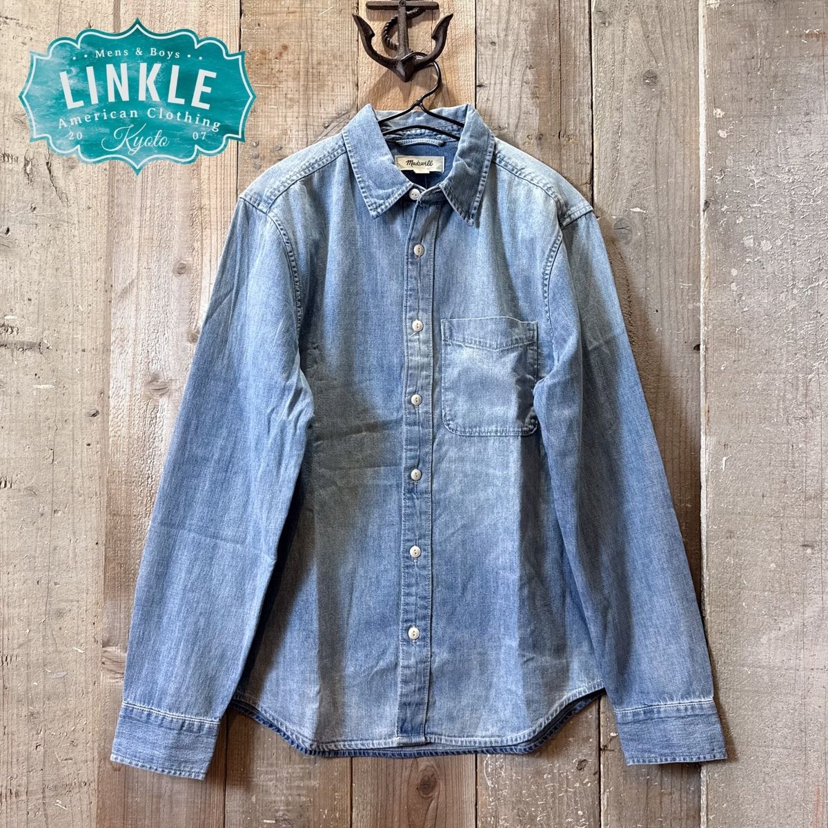 Madewell(メイドウェル)デニム シャツ【メンズ ワーク 】