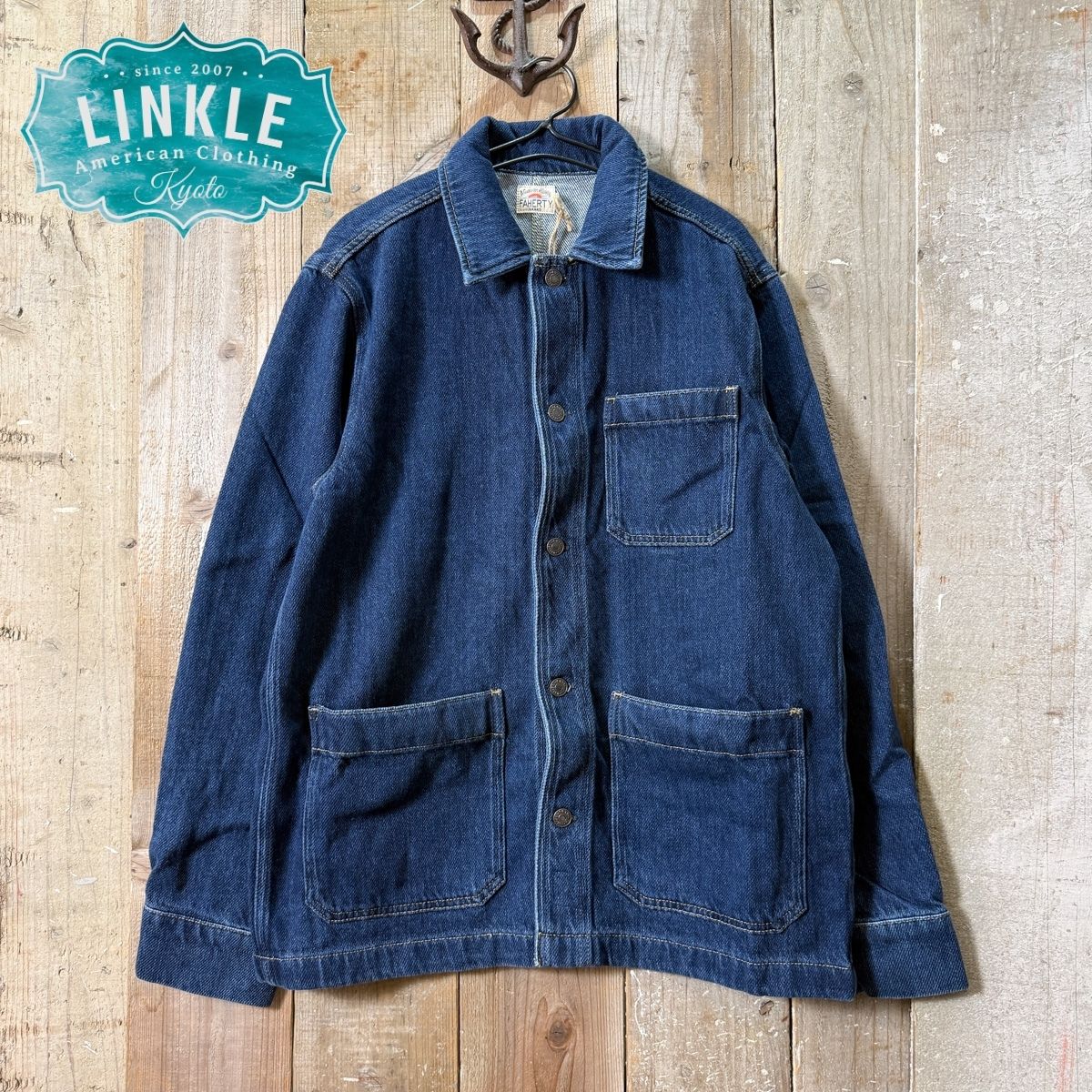 Coverall - Faherty Brand(ファリティブランド)インディゴ ツイル カバーオール【 ブルデニム デニム 】
