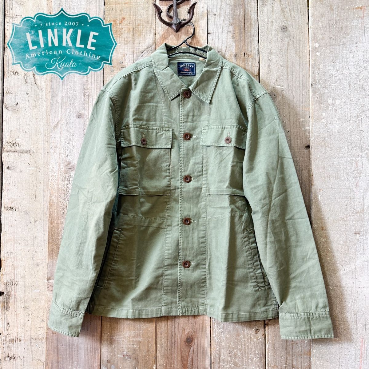 Faherty Brand(ファリティブランド)ミリタリー シャツ ジャケット【アウター】