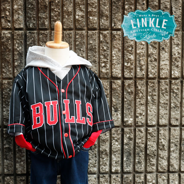 【キッズ】Cotton On(コットンオン)NBA シャツ【 半袖 ベースボールシャツ バスケット コラボ BULLS シカゴブルズ 】