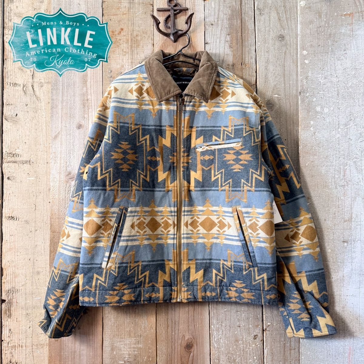 Lucky Brand(ラッキーブランド)ネイティブ ブランケット ジャケット【メンズ ネイティブ柄 ワーク 】