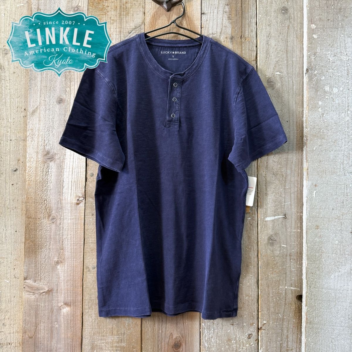 Rakuten - Lucky Brand(ラッキーブランド)スラブ ヘンリー Tシャツ【 無地 ヘンリーネック】