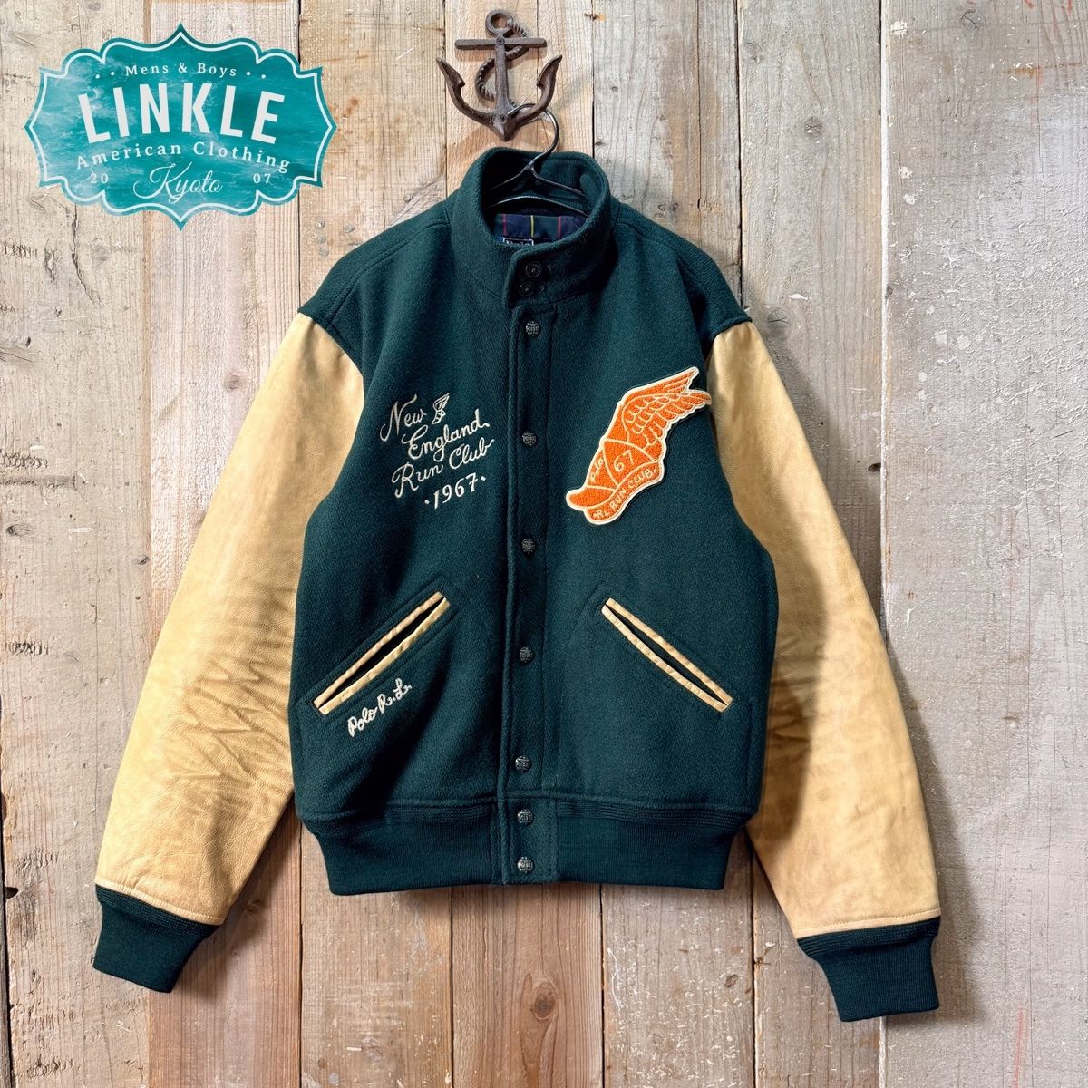 楽天市場】スタジャン レザー（ブランドラルフローレン）（メンズ