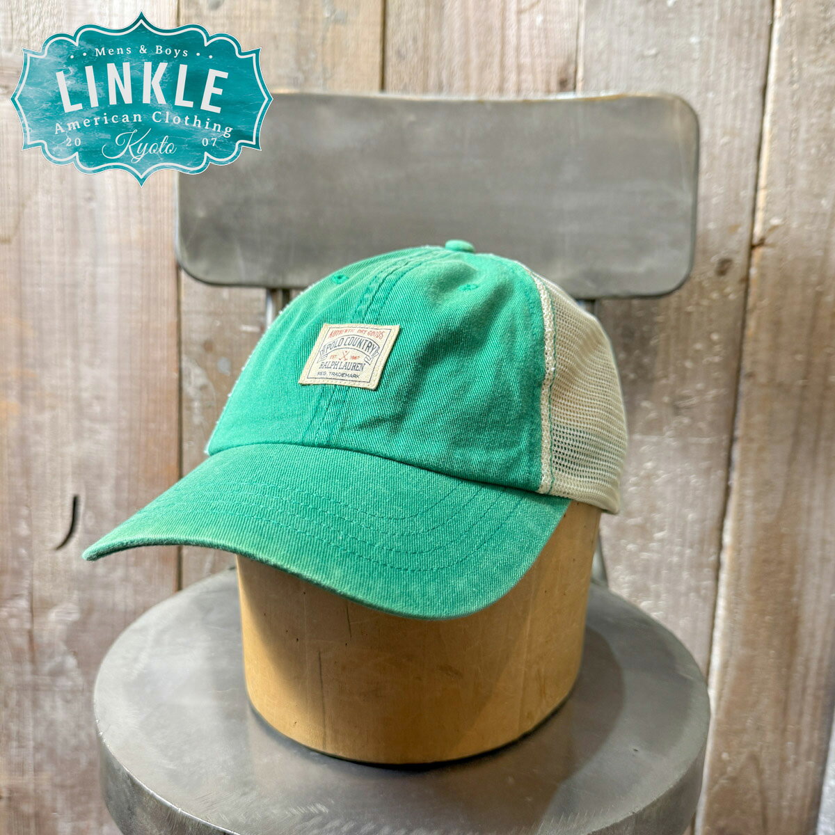 Polo Ralph Lauren(ポロ ラルフローレン)【POLO COUNTRY】 ロゴ メッシュ キャップ【 ポロカントリー RRL ダブルアールエル】