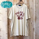 【SUMMERセール】Polo Ralph Lauren(ポロ ラルフローレン)【P-WING】 プリント Tシャツ【 メンズ Pウィング 90年代 】【大きいサイズ】