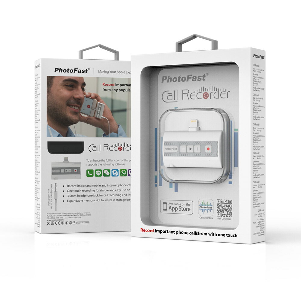 ■箱破損品(新品) ■PhotoFast iOS専用 電話とアプリ通話の録音に対応する外部スト...