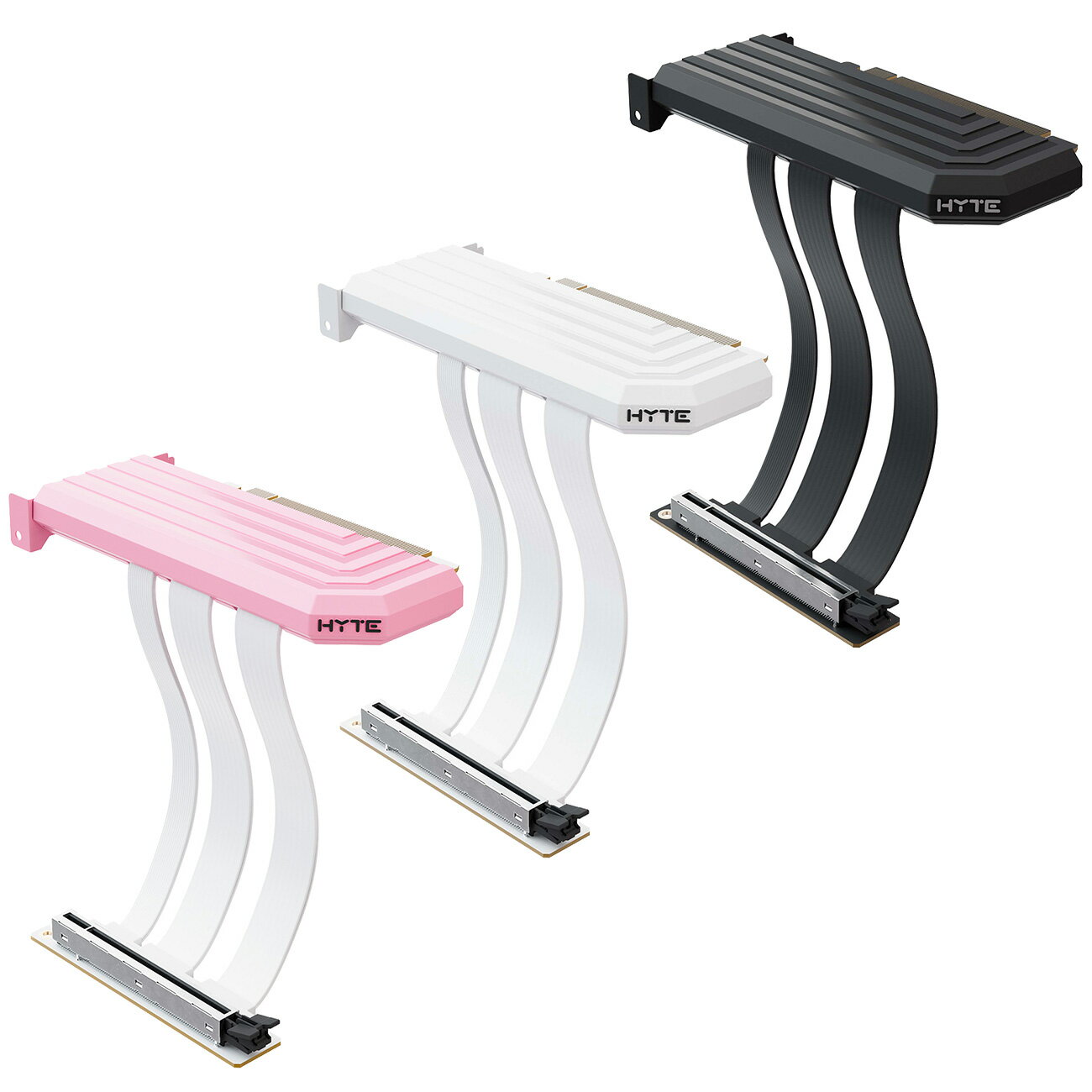 HYTE グラフィックスカード縦置きライザーケーブル PCIE50 HYPER RISER RTX5090/RX9070XT対応 PCIe 5.0..
