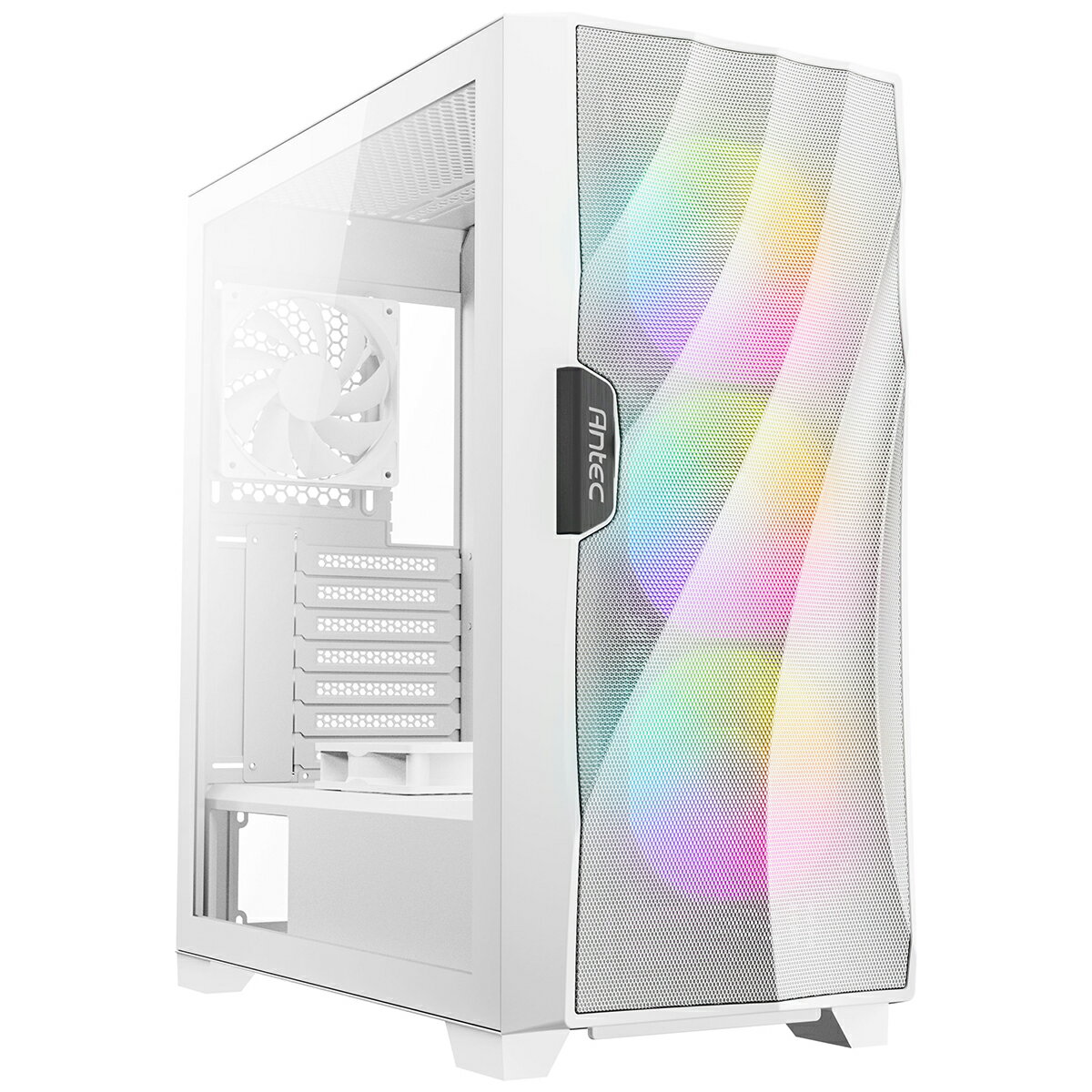 【訳あり品】Antec PCケース DF700 FLUX WHITE ホワイト ARGBファン 強化ガラスパネル搭載 冷却型ミドルタワーPCケース DF700 FLUX WHITE