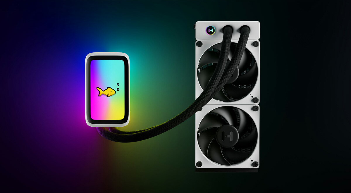 HYTE CPU顼 THICC Q60 ˸߷פǶðŪϤؤ 5IPSվ 240mmοηCPU...