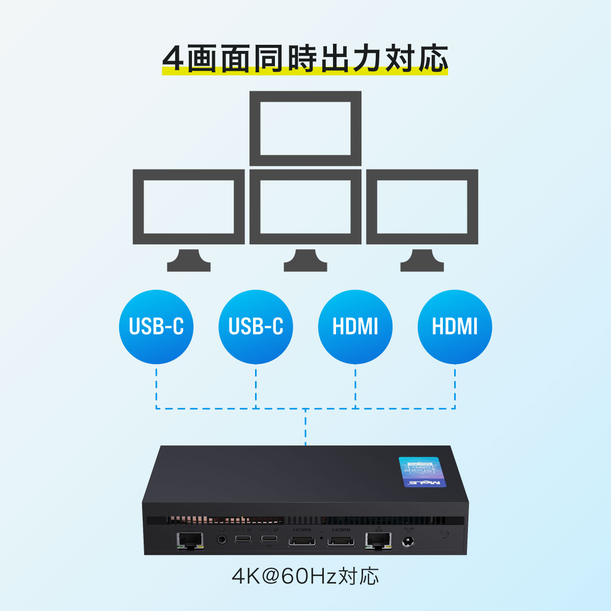 TEKWIND [BRI7H-1355/M8/S2TE/OSLS] GIGABYTE製 小型PC 完成品(Corei7-1355U/RAM8GB/M.2 NVMe2TB/光学ドライブ無/office無)