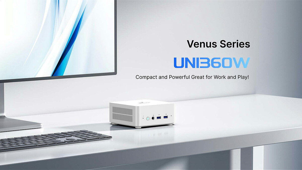 MINISFORUM ミニPC UN1360W メモリ32GB ストレージ1TB Intel Core i7-13620H Processor搭載 高性能 小型デスクトップパソコン UN1360W-32/1T-W11pro(13620H) 2