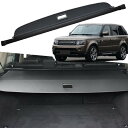 延長型カーゴカバー ランドローバーレンジローバースポーツ (2005-2013)用 全モデル ブラック 延長型トランクカバー インテリアアクセサリー 家族へのギ...