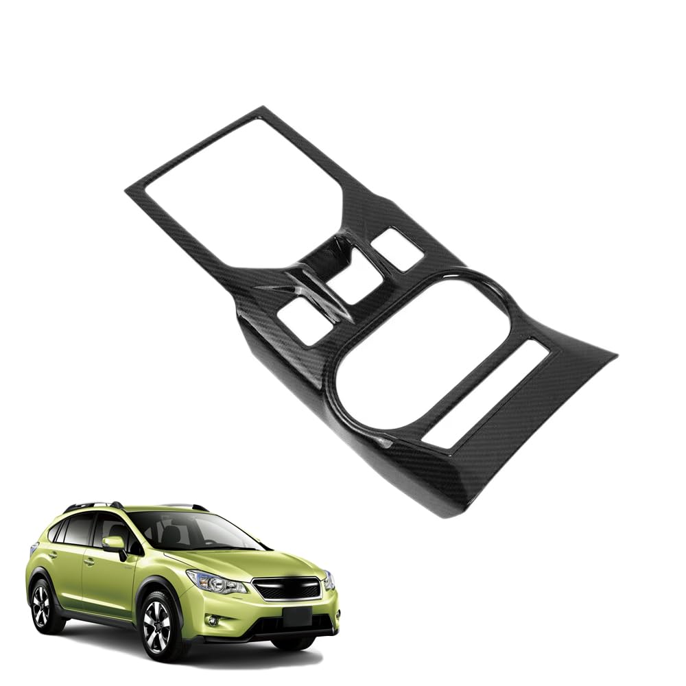 スバルXV G4 GT系カスタムパーツ 車のシフトパネル シフトトリムフレーム ABSプラスチック カーボンファイバー 車種専用設計 傷防止 耐摩耗性 内装トリム 取り付け簡単スバルXVアクセサリー
