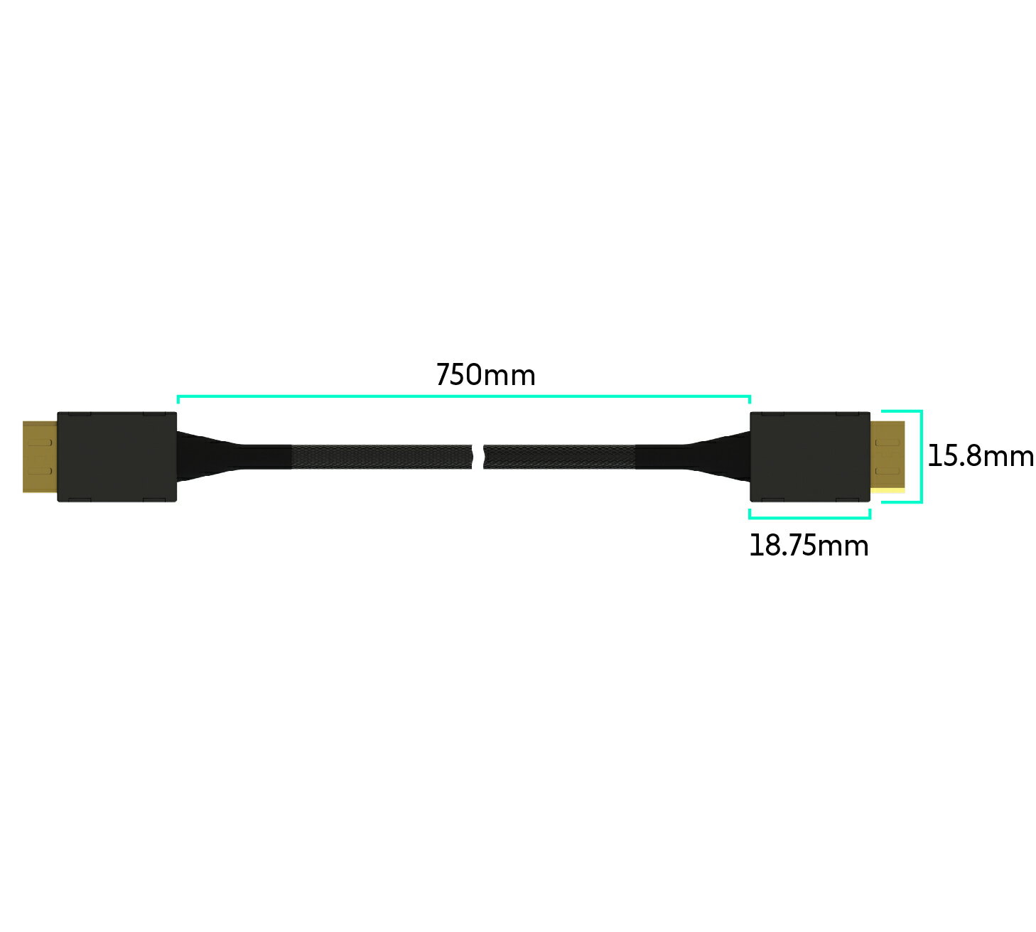 OCuLink PCIe SFF-8611 4i to OCuLink SFF-8611 SSD データアクティブケーブル ナイロンケーブルジャケット付き 1m テレワーク 在宅ワーク パソコン パーツゲーミングPC ゲーミングPC自作 ゲーミングPCカスタム