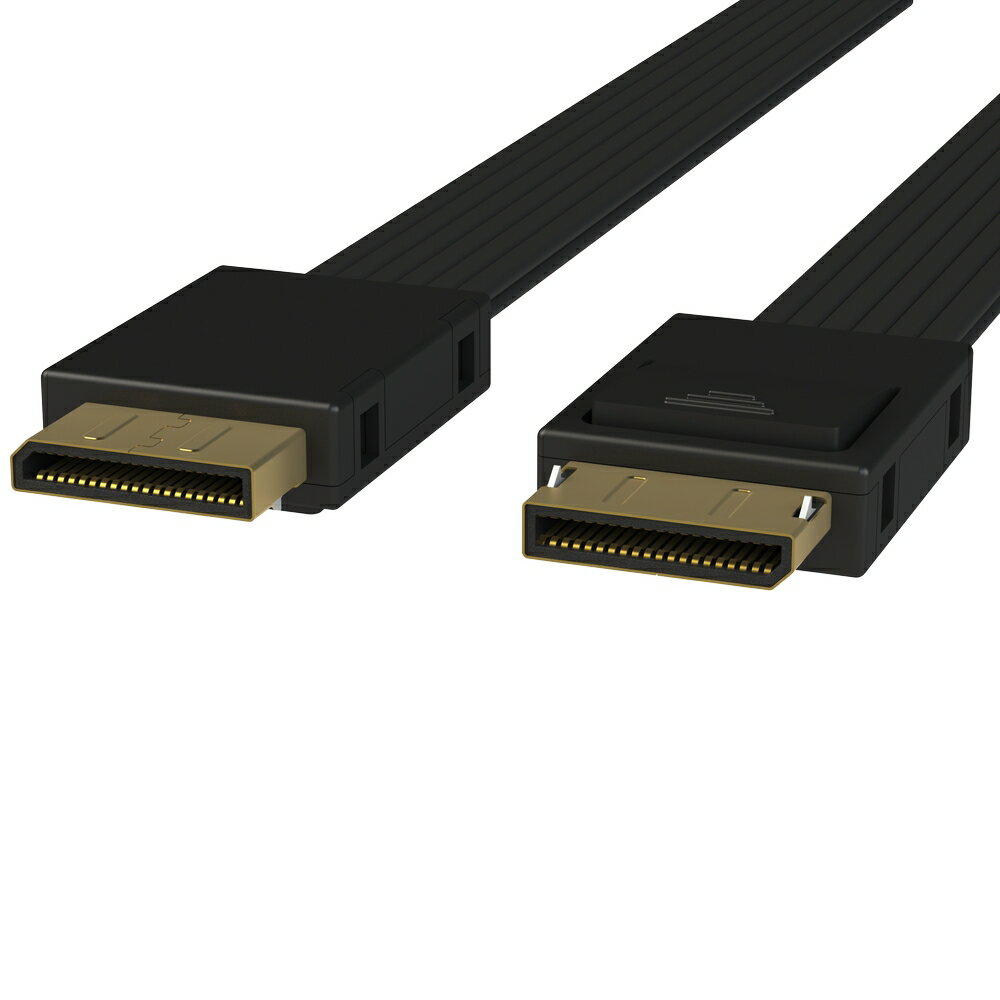 OCuLink PCIe SFF-8611 4i to OCuLink SFF-8611 SSD データアクティブケーブルPVCケーブルジャケット付き 50cm テレワーク 在宅ワーク パソコン パーツゲーミングPC ゲーミングPC自作 ゲーミングPCカスタム
