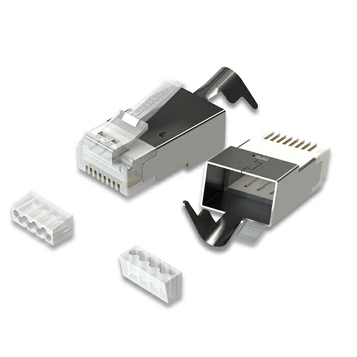 Cat6A Cat7 STP RJ45コネクタ 100個入り テレワーク 在宅ワーク パソコン パーツゲーミングPC ゲーミングPC自作 ゲーミングPCカスタム