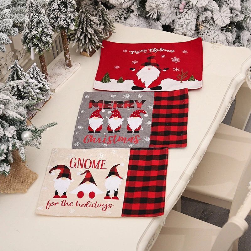 ダイニングマット テーブルマット 耐熱マット クリスマス飾り クリスマスオーナメント トナカイ サンタ クリスマス雑貨 飾り レストラン ホテル イベント マット お食事マット パーティー 傷防止 Christmas 北欧 汚れ防止 ギフト クリスマス置物 キャラクター X'mas 食卓飾り