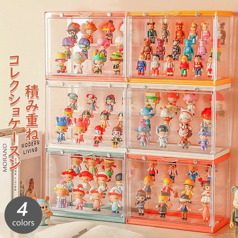 楽天市場】カラーボックス 3段（コレクションケース｜コレクション