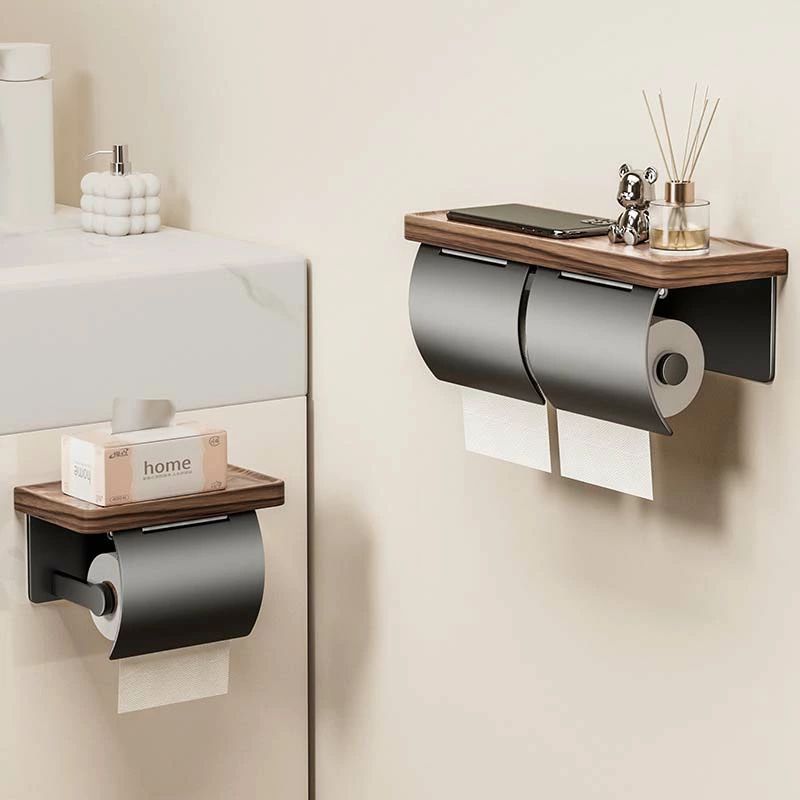 Linnellのインテリア おしゃれ 2個用 棚付き ツ 北欧 トイレラック ラック / 1個用 シンプル スチール スリム ペーパーホルダー｜アングル2