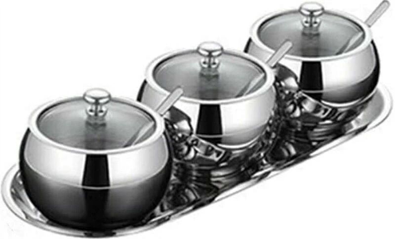 調味料ボトル 3個セット】300ml*3。【高品質の素材】304ステンレス鋼調味料 強化ガラスカバー 304ステンレス鋼のスプーン 304ステンレス鋼シャーシ。【特徴】耐食性、耐久性、防塵、掃除が簡単。【大きな価値】外見はユニークで美しく、取り外しと洗いが簡単です。 効果的にほこりや湿気を防ぐことができます。【幅広い適応】は、砂糖、チリソース、コショウ、スパイスなどの様々な調味料を保存することができます。 外観は美しく、キッチンとダイニングテブルにフィットします。調味料ボトル 3個セット】300ml*3。【高品質の素材】304ステンレス鋼調味料 強化ガラスカバー 304ステンレス鋼のスプーン 304ステンレス鋼シャーシ。【特徴】耐食性、耐久性、防塵、掃除が簡単。【大きな価値】外見はユニークで美しく、取り外しと洗いが簡単です。 効果的にほこりや湿気を防ぐことができます。【幅広い適応】は、砂糖、チリソース、コショウ、スパイスなどの様々な調味料を保存することができます。 外観は美しく、キッチンとダイニングテブルにフィットします。