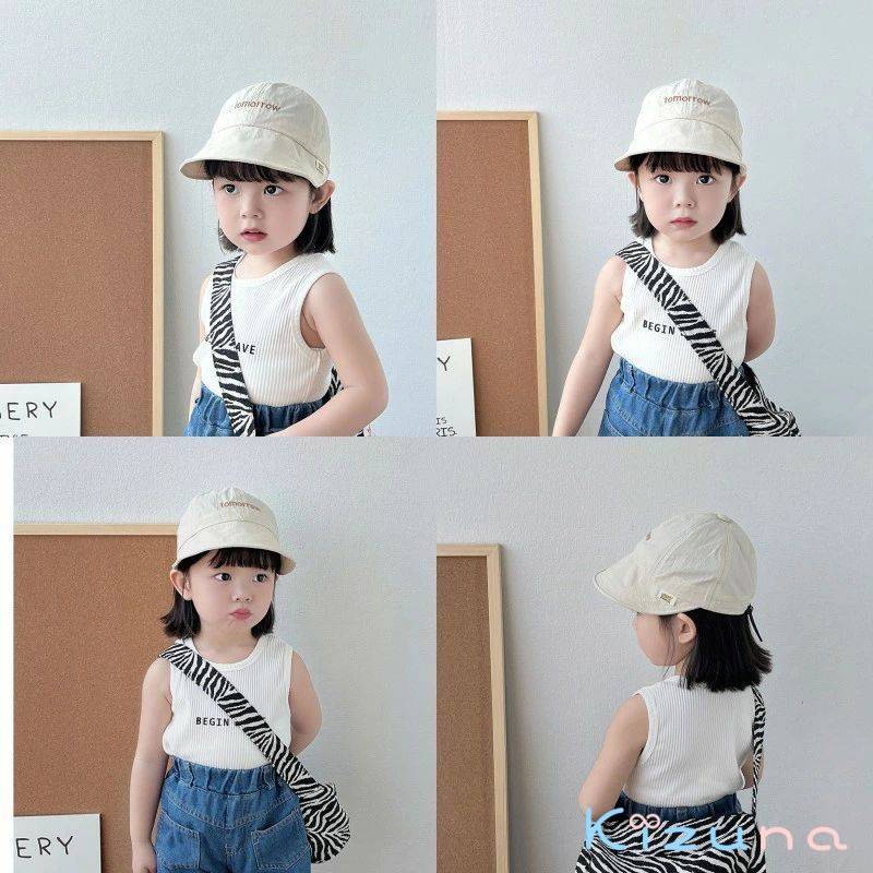 Linnellの日よけ ハット 女の子 男の子 キッズ おしゃれ UV対策 紫外線対策 通気性 リゾート ゴルフ お出かけ 自転車 かわいい｜アングル2