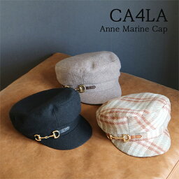 カシラ 帽子 レディース 【CA4LA カシラ】ANNE マリンキャップ　帽子