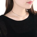 【SASKIA DIEZ サスキアディツ】MELTING CHOKER ダブル チョーカー ネックレス シルバー