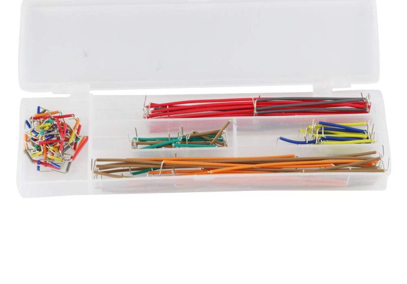 乐天商城 - 140pcs ジャンプワイヤDIY キットボックスSKS-140 単線タイプ ハンダ付けなし ブレッドボードジャンパーワイヤ ケーブル Arduinoに対応