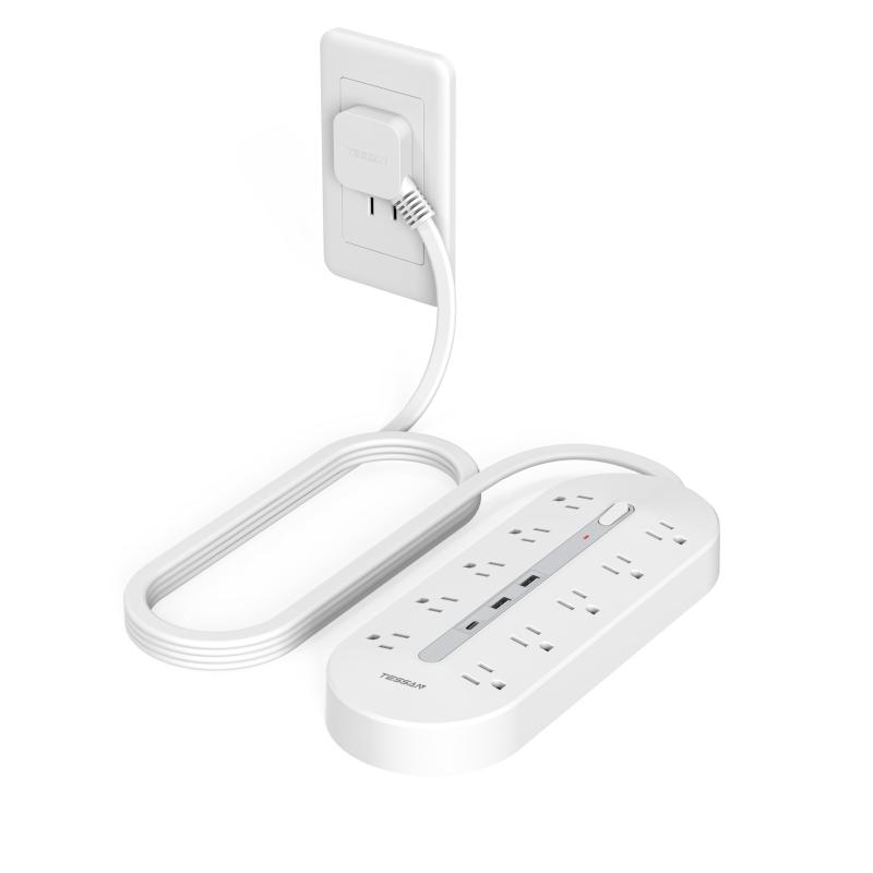 電源タップ スイッチ付き 延長コード usb コンセント 12個AC口 3個USBポート テーブルタップ 壁掛け マルチタップ oaタップ 幅広コンセント たこあしコンセント たこ足配線