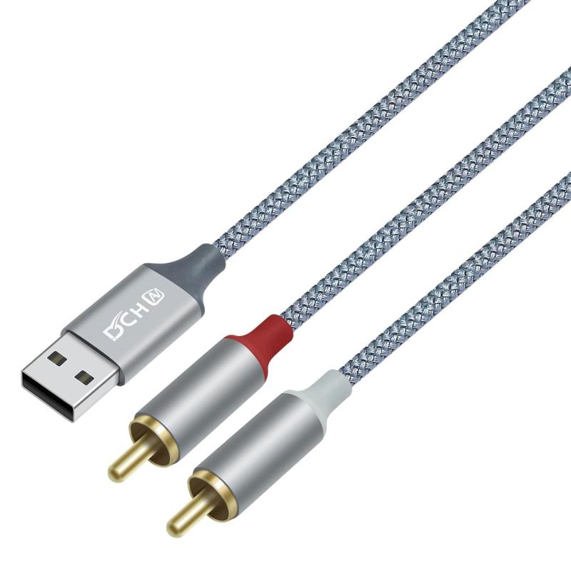USB A to 2RCA 変換 オーディオケー...の商品画像