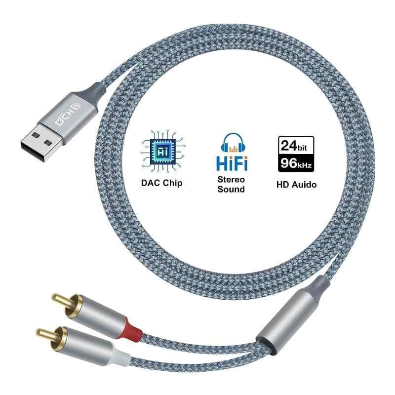 USB A to 2RCA 変換 オーディオケ...の紹介画像2
