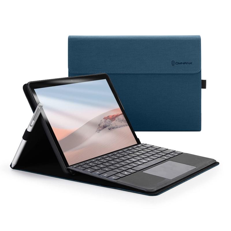 2023年発売のSurface Go4/ 2021年発売のSurface Go3/2020年発売のSurface Go2/Microsoft Surface GOに対応ケース 10.5インチ 表面内蔵保護カバー 多視角 スタンド 軽量 薄型 ペンホルダ