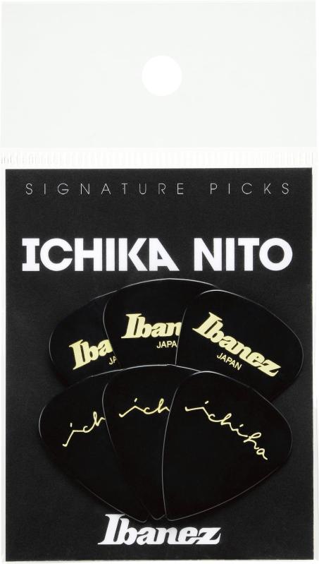Ibanez アイバニーズ Ichika Nito シグネチャーピック ブラック 6枚パック "P1000ICHI-BK"