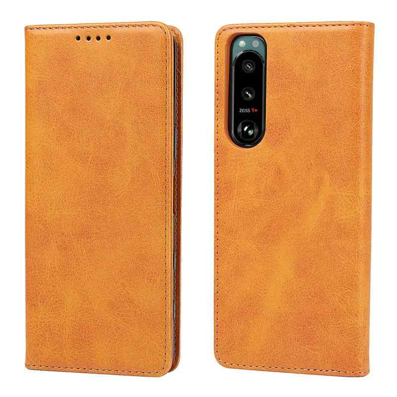 Rakuten - 対応Xperia 5 IV SO-54C / SOG09 エクスペリア 5 IV 手帳型 シェルノートブックタイプ保護カバーノートブックカード収納側マグネットブラケット機能互換性のある耐衝撃性軽量モダンシンプルファ