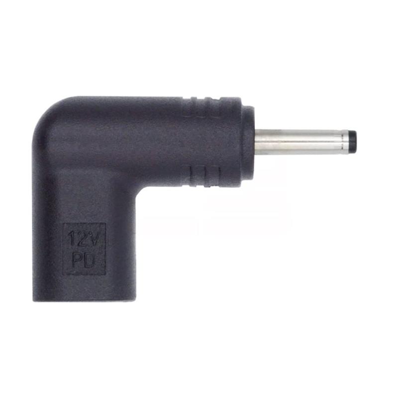 NEC - Xiwai USB 3.1 タイプ C USB-C メス DC 12 v プラグ アダプター PD エミュレーター トリガー 90 度角度付き