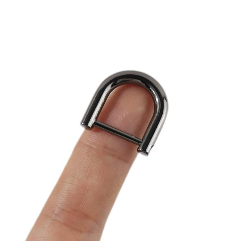 U字型Dカン D型カン リング ハンドメイド アクセサリー パーツ 金具 手芸 材料 小物 ネジ式 DIY 亜鉛合金 電気メッキ 12mm亜鉛合金素材で作られており、電気メッキ仕上げで、問題なく動作します。多くの機能Dリングに最適です。取り付けは簡単で、いつでも分解できます。ドライバーで締めることができます。Dリングは、ベルト、ラゲッジベルト、ハンドバッグ、バックパックのほか、キーチェーンやその他のDIYレザークラフト用の取り外し可能なバックルの作成に適しています。
