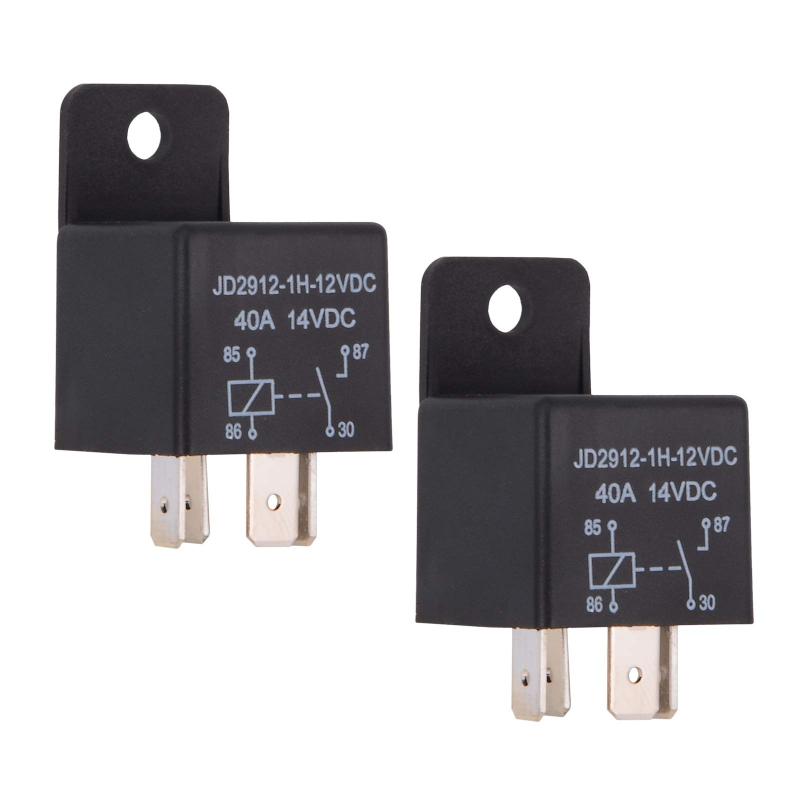 車のリレー4ピン12V 40アンペアSPSTモデルNo .: JD2912-1H-12VDC 40A 14VDC、オートスイッチ＆スターター