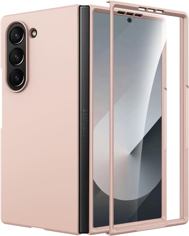 Rakuten - 対応 Galaxy Z Fold 7 スマホケース ガラスフィルム付き スリム 薄型 耐衝撃 防塵 グリップ付き 滑り止め 頑丈 軍規格 ハード Z フォールド 7 ギャラクシー Z Fold 7 Case （ゴールド）