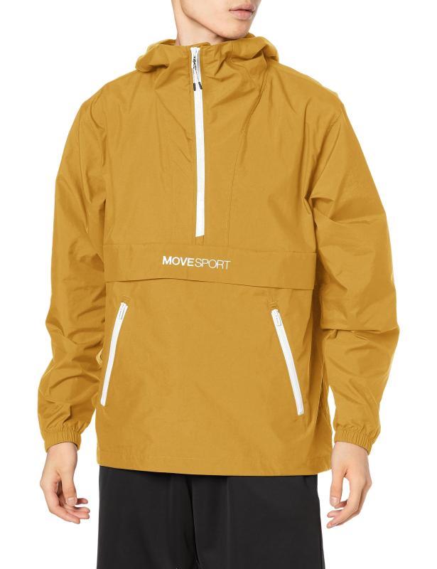 DESCENTE(デサント) ユニセックス大人 シェル シワになりにくい 軽量 はっ水 コンパクト ポケット MOVESPORT MVSPアノラックパーカー