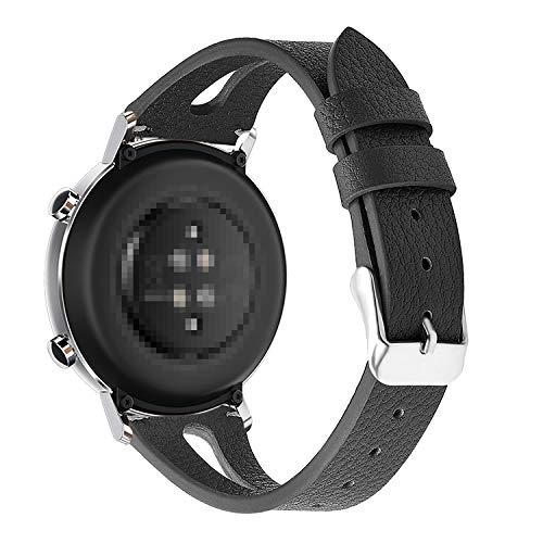 Rakuten - Polar Ignite用/Ignite 2用 / Unite用 バンド 交換バンド PUレザー 本革風レザーベルト Quick Release バンド 20mm 替えベルト 交換リストバンド (ポラール)(ブラック)