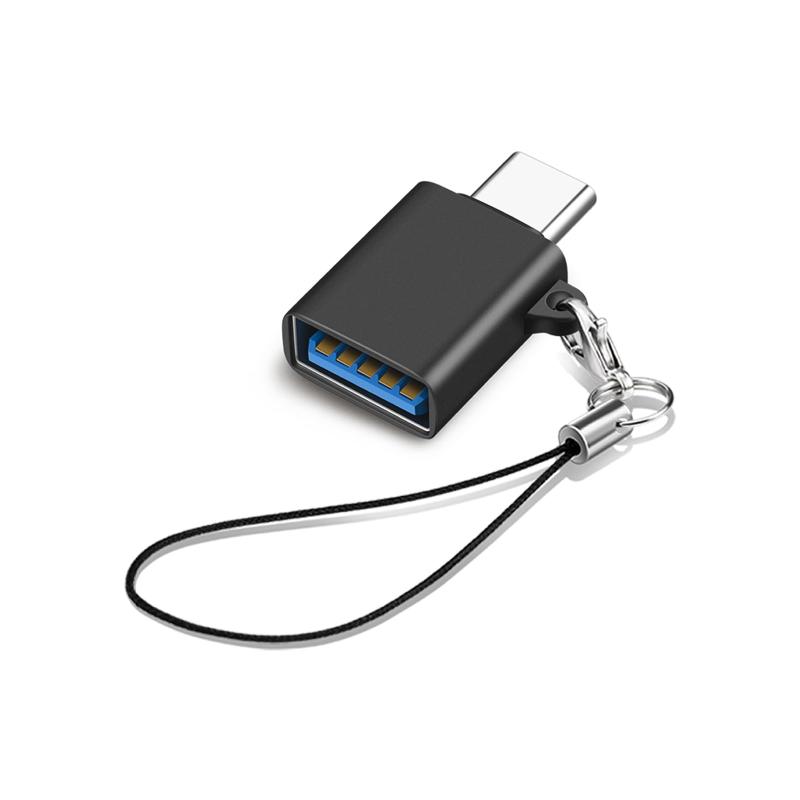 Rakuten - OTGアダプタType-C変換USB変換アダプタ USB 3.2メス 10 Gbps高速伝送 Android スマートフォン タブレット アルミニウム合金製ケース 紛失防止ロープ1本入