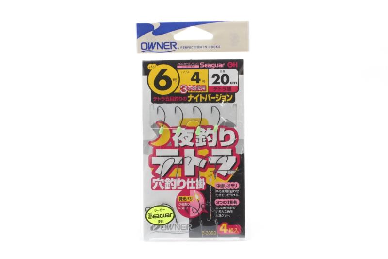 乐天商城 - オーナー針 夜釣りテトラ穴釣り仕掛 鈎