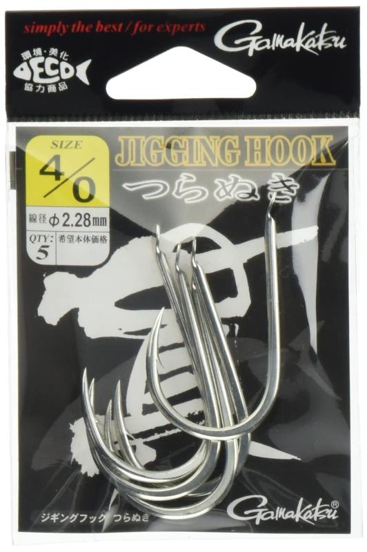 がまかつ(Gamakatsu) シングルフック ジギングフック 貫