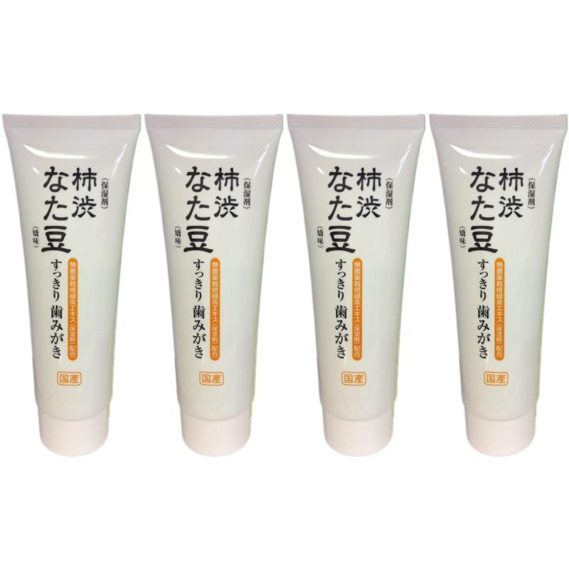 乐天商城 - ヒラマツ商事 お徳用 なた豆柿渋歯磨き 130g 4本セット