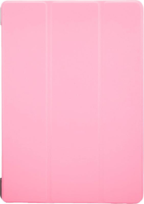 株式会社GLOW dtab d-01K用 ケース 3つ折りスリムPUレザー ケース 保護フィルム＋タッチペン付き docomo HUAWEI MediaPad M3 Lite 10 wp ピンク 73660-03