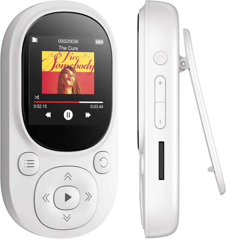 64GB MP3プレーヤー Bluetooth 5.3 デジタルオーディオプレーヤー 超軽量 ミニ音楽...