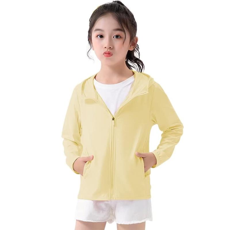 [] ラッシュガード キッズ 長袖 パーカー 水着 ラッシュパーカー 冷感 フード付き 男の子 女の子 オーバーウェア 日焼け対策 UVカット 夏服 海 アウター