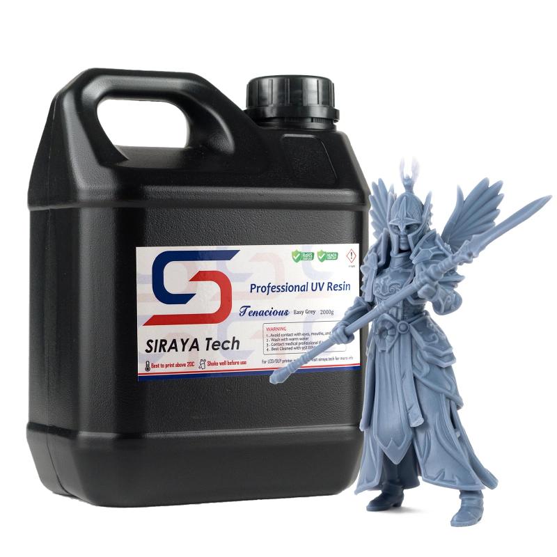 Tenacious (1KG) - a Flexible and Highly Impact Resistant Resin by (Obsidian Black) …