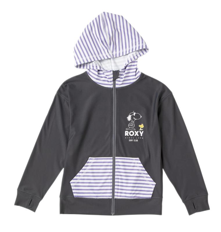 [ロキシー] ラッシュガード PEANUTS RG RASHGUARD ガールズ